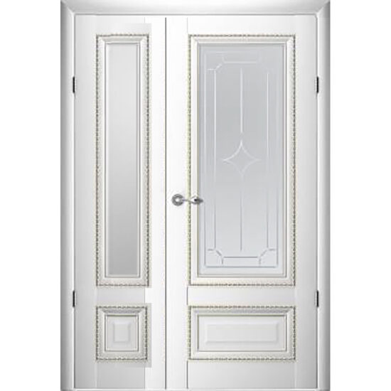 Usa interior THG GALVer12 Vinil Alb Mat Dubla