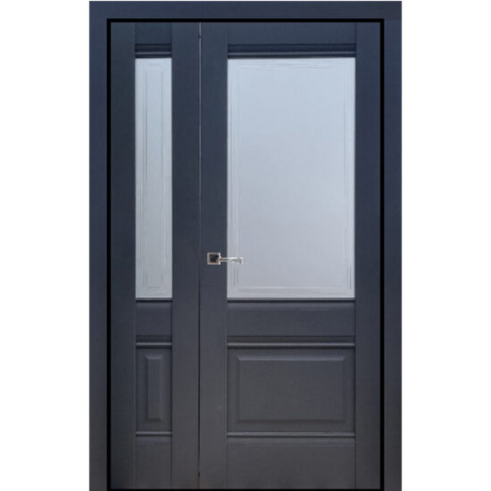 Usa interior Dubla THG LOR Antracit Silk Sticla