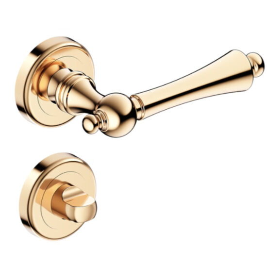 Maner usa interior THG Century + Rozeta wc Auriu