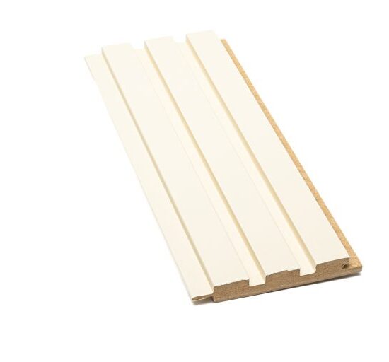 Riflaj drept din mdf THG Gla Crem Texturat