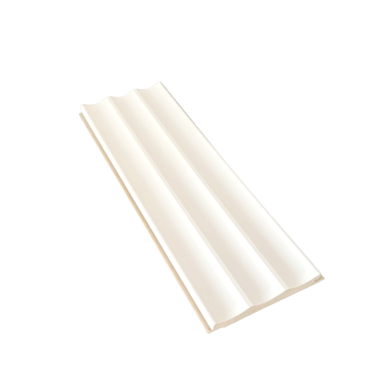 Riflaj ondulat din mdf THG VAG Alb Mat