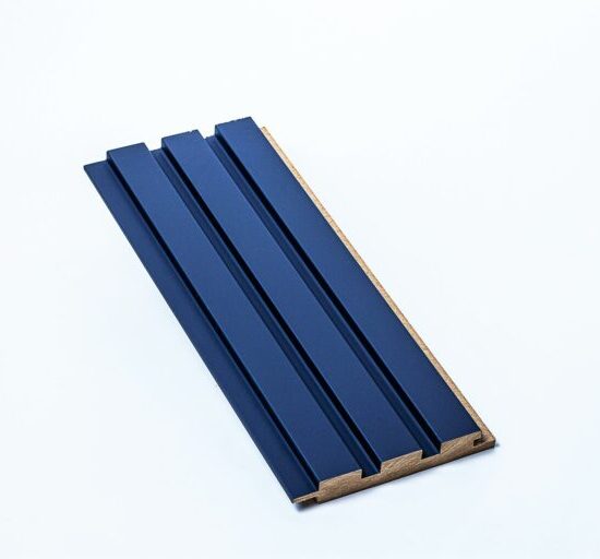 Riflaj drept din mdf THG Sof Albastru Bazalt