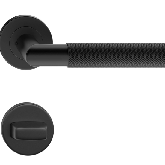 Manere usi ESSA negru mat wc