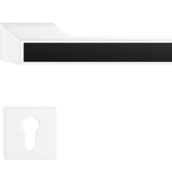 Manere usi MAXIMA alb mat decor negru lucios yala