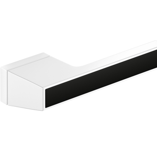 Manere usi MAXIMA alb mat decor negru lucios