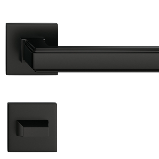 Manere usi ROYAL black mat wc