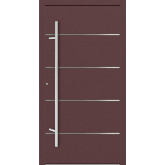 Usa exterior Aluminiu THG Premium P90-M02 Maro roscat structurat