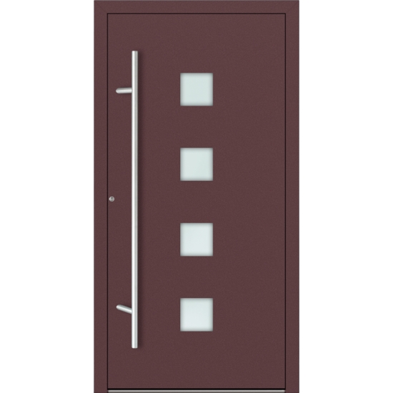 Usa exterior Aluminiu THG Premium P90-M03 Maro roscat structurat