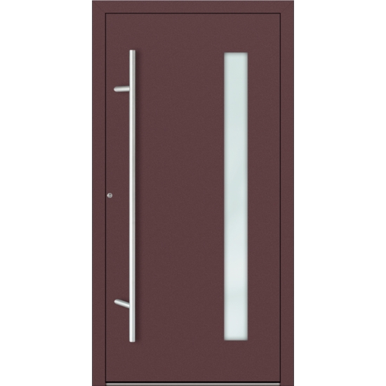 Usa exterior Aluminiu THG Premium P90-M04 Maro roscat structurat