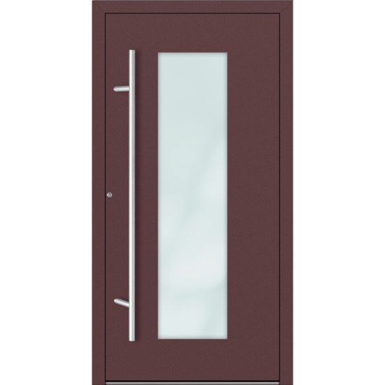 Usa exterior Aluminiu THG Premium P90-M08 Maro roscat structurat