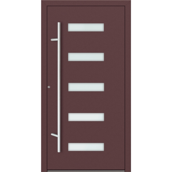 Usa exterior Aluminiu THG Premium P90-M11 Maro roscat structurat