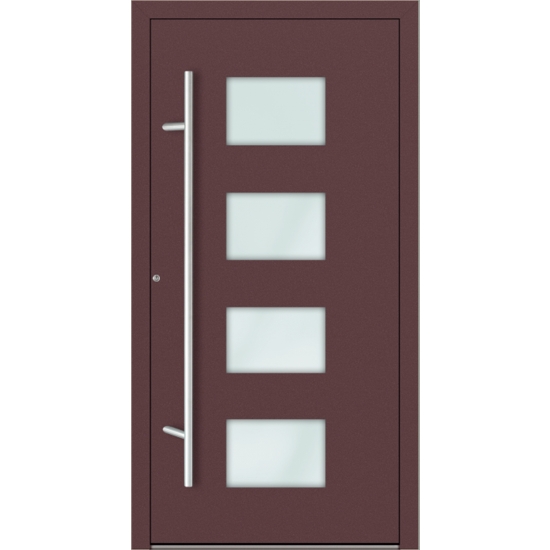 Usa exterior Aluminiu THG Premium P90-M211 Maro roscat structurat