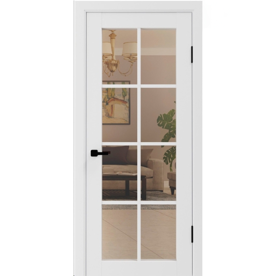 Ușă interior THG Paris 2 G - Alb silk