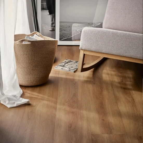 Parchet SPC cu folie izolatoare IXPE Rigio VOX Priar Oak