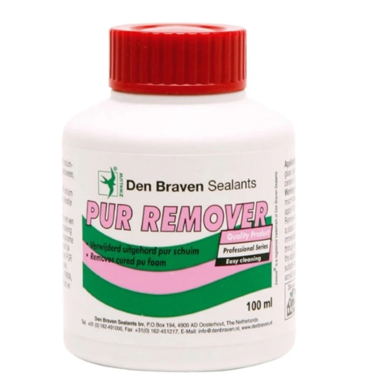 Agent de curatare spuma poliuretanica intarita, Den Braven PUR Remover, 100 ml