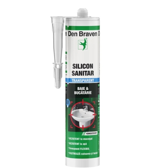 SILICON SANITAR TRANSPARENT 280ML DB