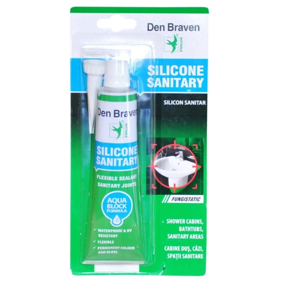 SILICON SANITAR TRANSPARENT 80ML BLISTER DB DIY