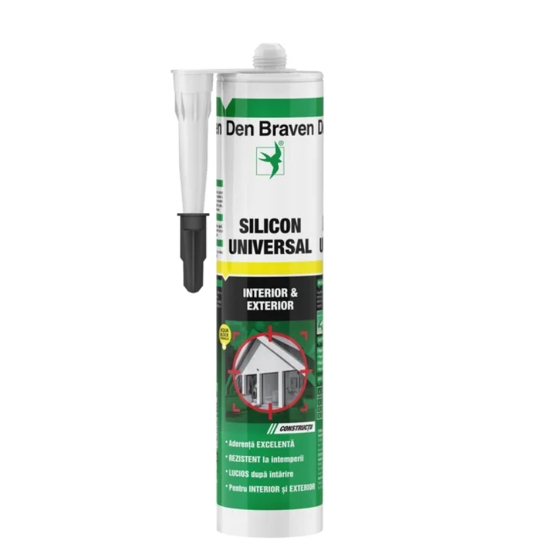 SILICON UNIVERSAL NEGRU 280ML DB DIY