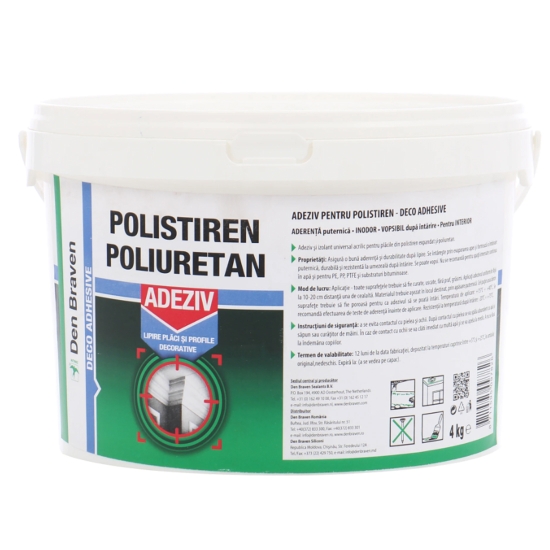 ADEZIV POLISTIREN DECO 4 KG ZWALUW