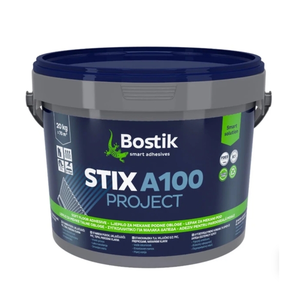 ADEZIV MOCHETA & PVC ETEROG. STIX A100 PR EU603 20KG BOSTIK