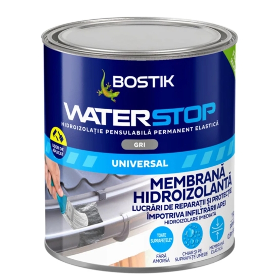 WATER STOP SOLUTIE MSP HIDROIZ. 1 KG BAI TERASE ACOPERIS MEM