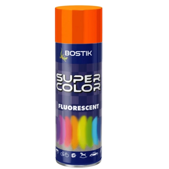 SPRAY BOSTIK SC FLUORESCENT ROSU ORANGE 400ML